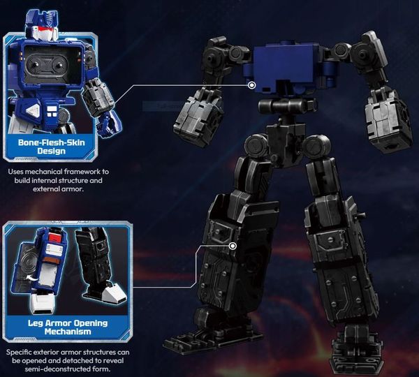 Mô hình Blokees Transformers Action Edition Soundwave Limited Model Kit 71172 bền đẹp, phù hợp trưng bày và sưu tập