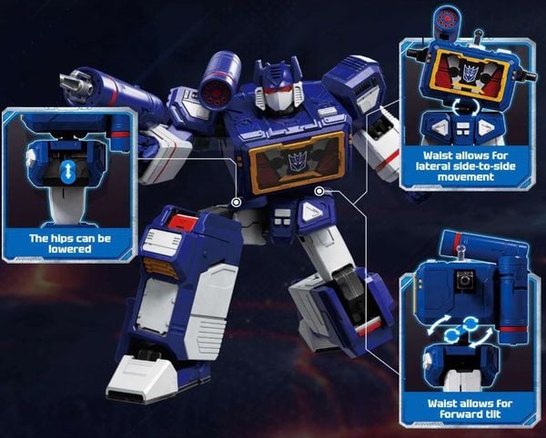 Mô hình Mô Hình Blokees Transformers Action Edition Soundwave Limited Model Kit 71172 chi tiết sắc nét, sản phẩm chính hãng