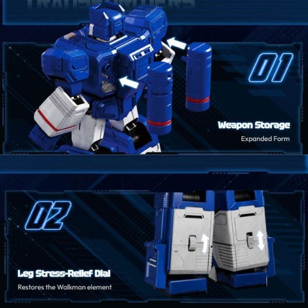 Mô Hình Blokees Transformers Action Edition Soundwave Limited Model Kit 71172 chi tiết tinh xảo cho người mê robot
