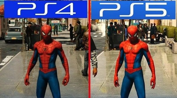 spider-man ps4 vs ps5