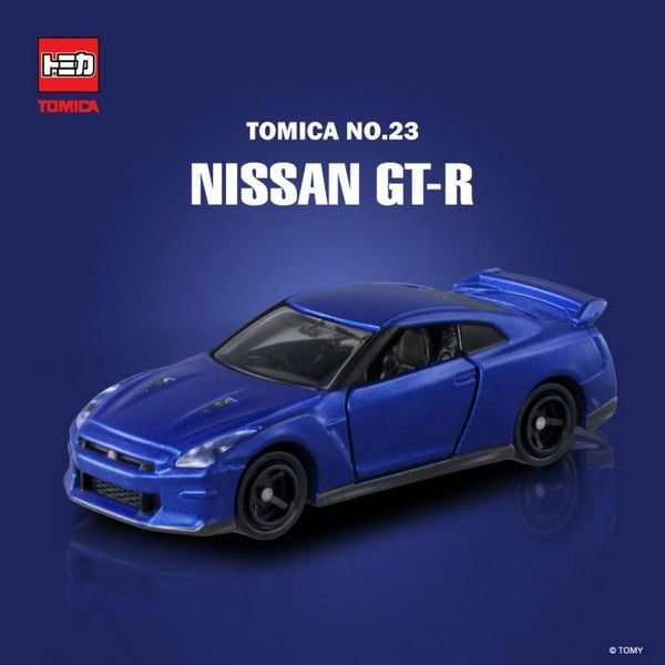 Xe hơi mô hình Tomica No. 23 Nissan GT-R - Box làm quà tặng sinh nhật lưu niệm cho các bé trai yêu xe