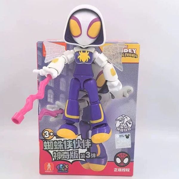Blokees Spidey & His Amazing Friends Level 03 Ghost Spider Web-Spinners Suits mô hình lắp ráp đẹp rẻ đang bán tại nShop
