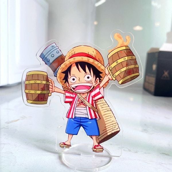 Standee Acrylic One Piece Chibi - Luffy Beer nShop giao hàng toàn quốc