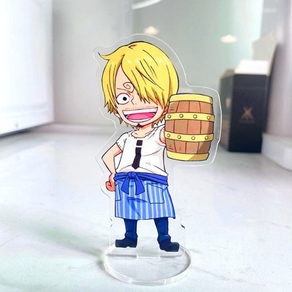 Standee Acrylic One Piece Chibi - Sanji Beer nShop có sẵn