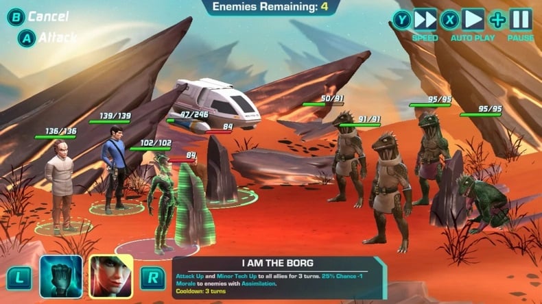 Người chơi Star Trek: Legends toàn quyền chiêu mộ và chỉ huy hơn 70 nhân vật