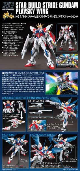 STAR BUILD STRIKE GUNDAM PLAVSKY WING HGBF  1144 nshop vietnam