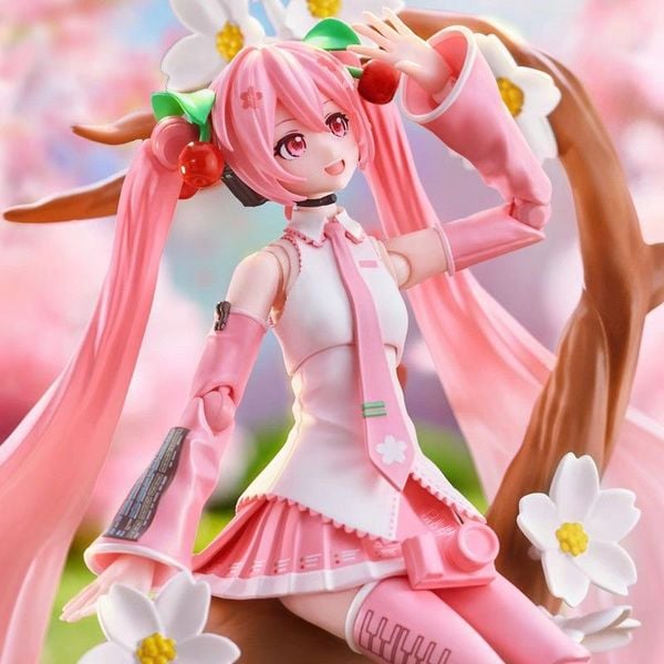 Mô hình lắp ráp Blokees Hatsune Miku Fantastics Edition Sakura Miku 73507 thiết kế cực đẹp và tạo dáng sinh động