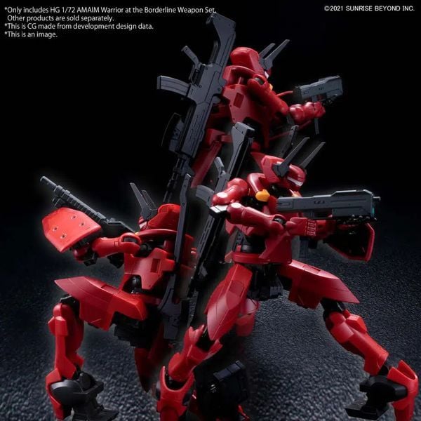 tùy biến custom robot Amaim Warrior at the Borderline Weapon Set Kyoukai Senki HG
