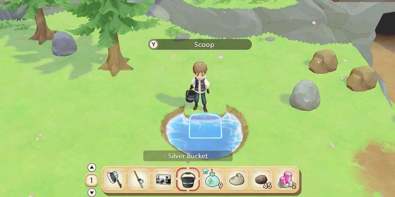 sử dụng dụng cụ Story Of Seasons Pioneers Of Olive Town