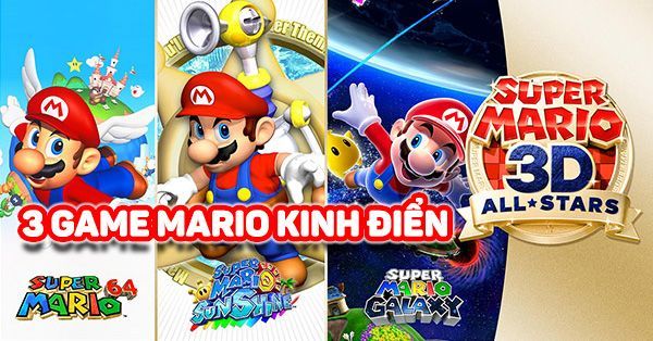 Super Mario 3D All Stars nintendo switch công bố 2020
