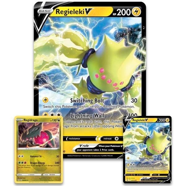 sưu tập bài Pokemon TCG Crown Zenith Collection Regieleki V real