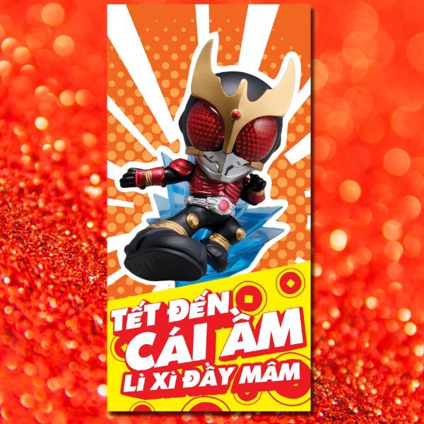 bao lì xì hiệp sĩ mặt nạ Kamen Rider