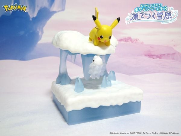 sưu tập figure Pokemon World 3 Frozen Snow Field