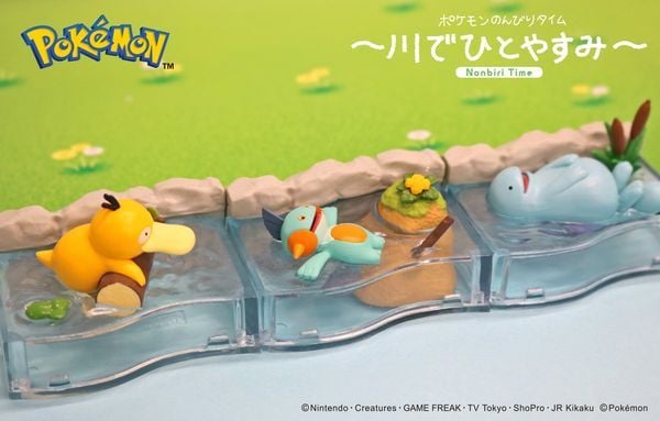 sưu tập mô hình Pokemon Nonbiri Time Take a Break in the River đẹp nhất