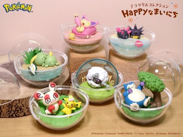 sưu tập mô hình Pokemon Terrarium Collection Happy Days chính hãng
