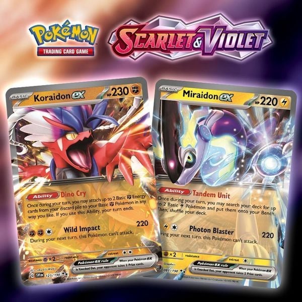 sưu tập thẻ bài Pokemon TCG Scarlet & Violet Booster Pack