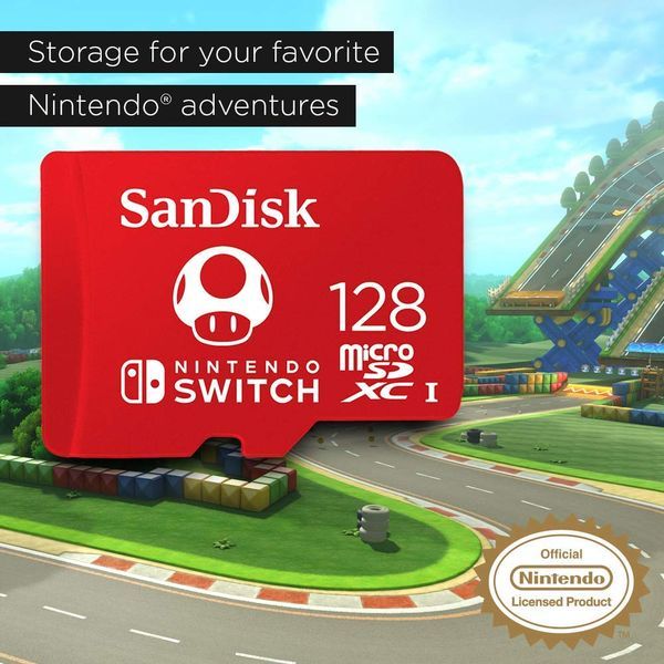 sưu tập thẻ nhớ SanDisk MicroSDXC UHS-I 128GB Nintendo Switch