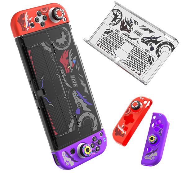 Mua bán Ốp lưng máy Switch OLED kèm case Joy-con Pokemon Scarlet Violet chính hãng giá tốt