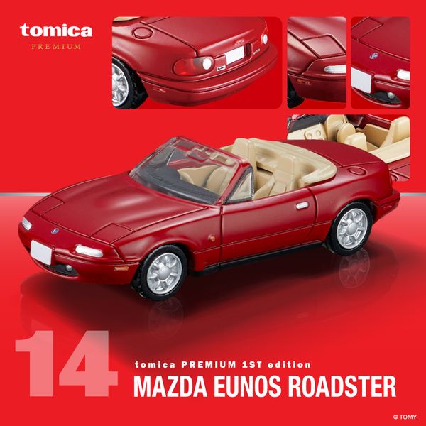 Tomica Premium 14 Mazda Eunos Roadster Special First Edition mô hình xe đồ chơi chất lượng dành cho các fan thích sưu tầm