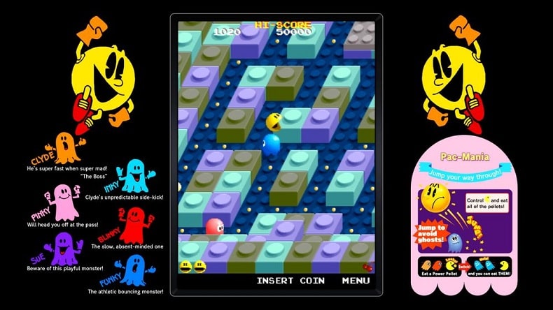 Tải game Pac-Man Museum retro game arcade điện tử thùng