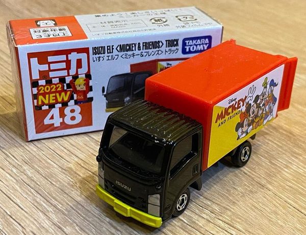 Shop bán Đồ chơi mô hình xe Tomica No. 48 Isuzu Elf Mickey & Friends Truck xe tải màu đỏ đen đẹp mắt chất lượng tốt giá rẻ có giao hàng nhiều ưu đãi