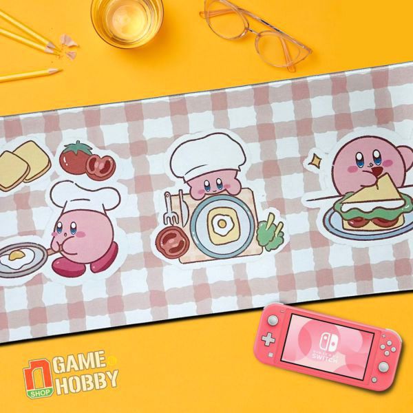Tấm lót chuột cỡ lớn Kirby họa tiết caro - Chef giá rẻ