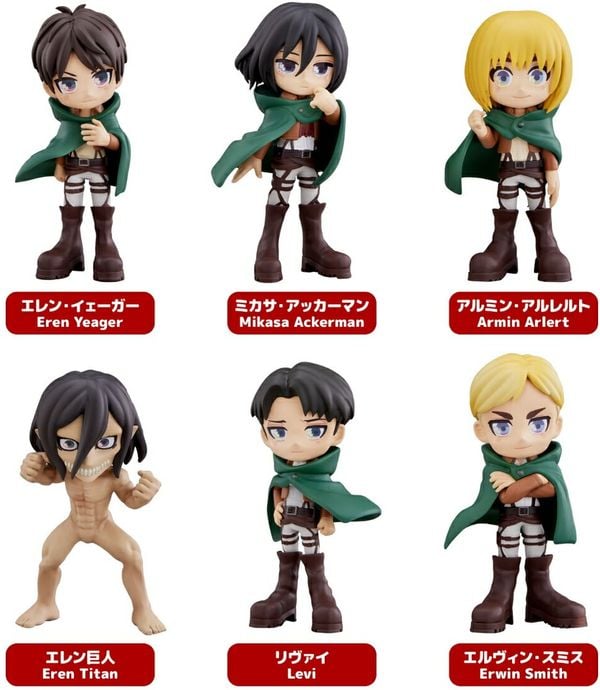 PalVerse Attack on Titan Blindbox chứa mô hình có thiết kế đáng yêu xinh xắn chất lượng tốt