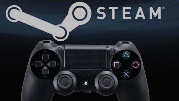 PS4 controller playing steam