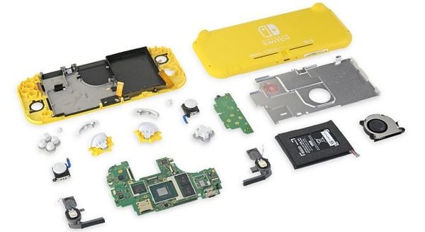 teardown nintendo switch lite sửa chữa