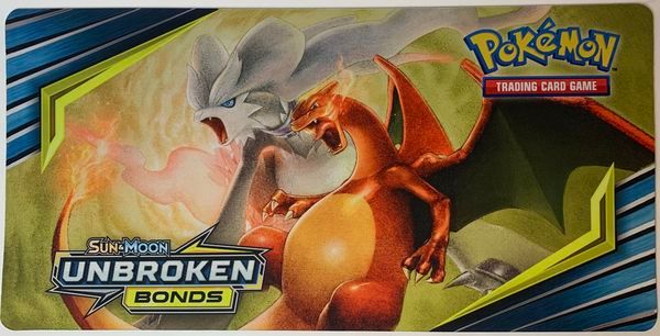 thảm chơi bài Pokemon Unbroken Bonds Reshiram Charizard playmat giá rẻ