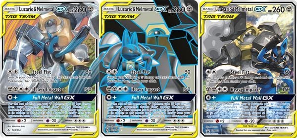 Thẻ bài Pokemon Lucario & Melmetal-GX