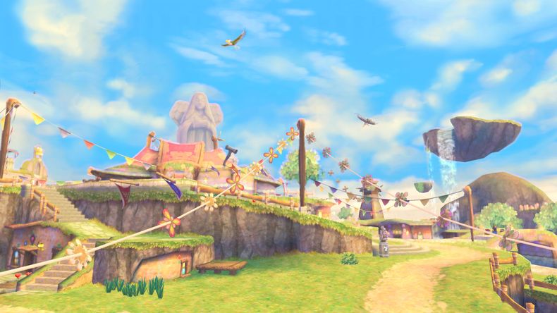 thế giới trong Zelda Skyward Sword HD
