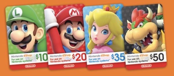 Nintendo eShop recharge card