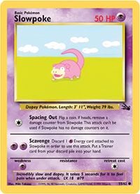 Thẻ Pokemon Slowpoke đầu tiên