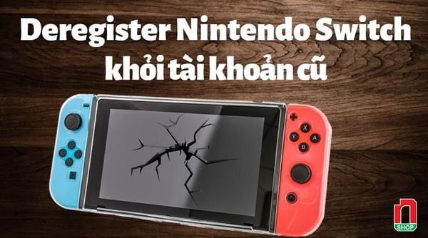 thoát Nintendo Account khỏi máy cũ