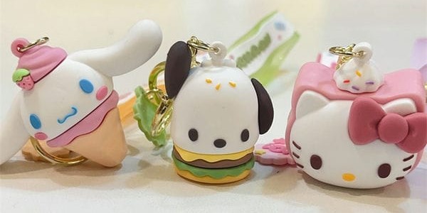 Phụ kiện thời trang Móc khóa figure Sanrio điểm tâm cá tính ấn tượng cho bạn nữ