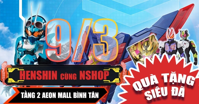 event henshin kamen cùng nshop 9-3