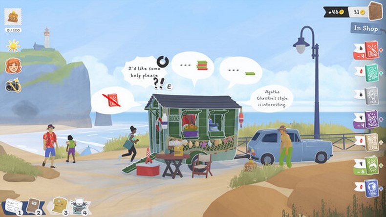 Mở cửa hàng sách đẹp như mơ trên bờ biển thơ mộng ở Tiny Bookshop