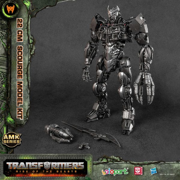 Mô hình Action Figure Scourge AMK SERIES Transformers chính hãng Yolopark Hasbro