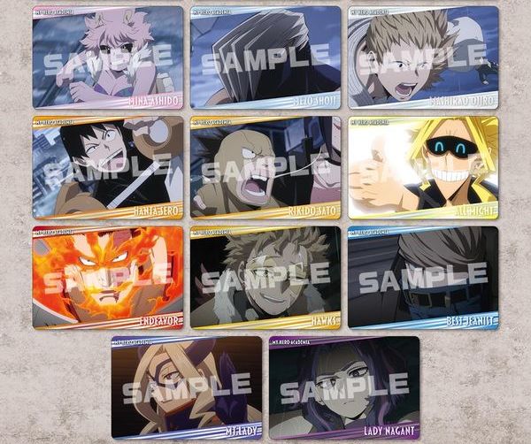 Thẻ bài My Hero Academia Metallic Card Collection Vol. 5 chính hãng in ấn đẹp mắt màu sắc hiệu ứng lấp lánh sưu tầm