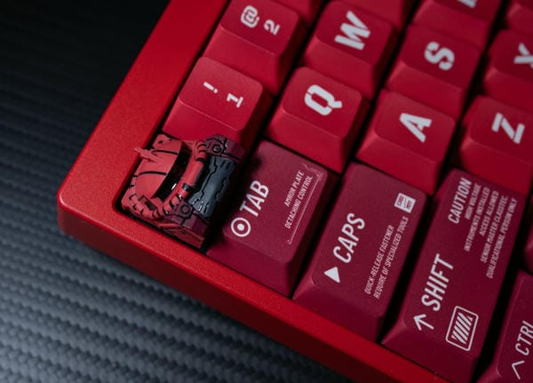 Keycap Artisan Gundam Zaku II Char Aznable Đỏ Resin chính hãng Lobo giá rẻ nhất