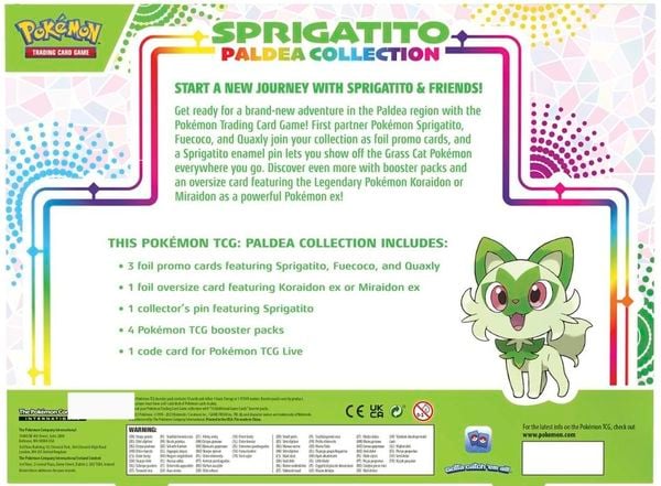 Shop bán thẻ bài Pokemon TCG Paldea Collection Sprigatito hàng thật chính hãng nhiều thẻ hiếm mạnh bổ sung bộ sưu tập của bạn