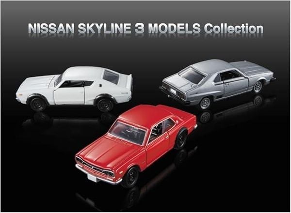 Mô hình xe Tomica Premium Nissan Skyline 3 Models Collection có nhiều màu đẹp mắt