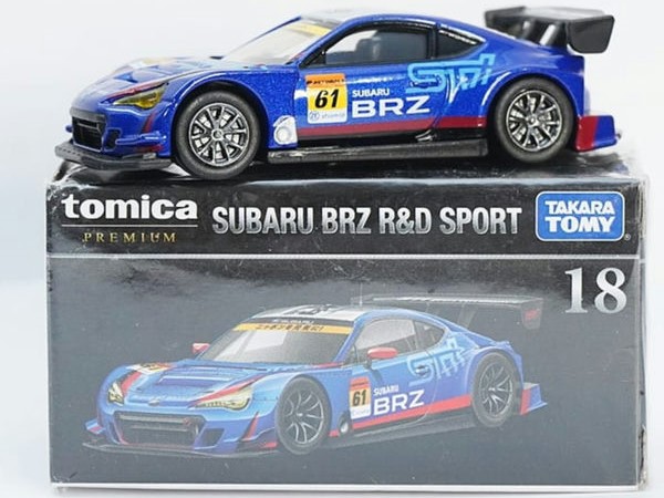 a Mô hình xe hơi Tomica PRM No. 18 Subaru BRZ R&D Sport làm quà tặng lưu niệm sinh nhật