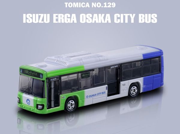 Đồ chơi mô hình xe Tomica No. 129 Isuzu Erga Osaka City Bus xe buýt tham quan thành phố thiết kế đẹp mắt chất lượng tốt chính hãng giá rẻ mua trưng bày trang trí góc học tập bàn làm việc