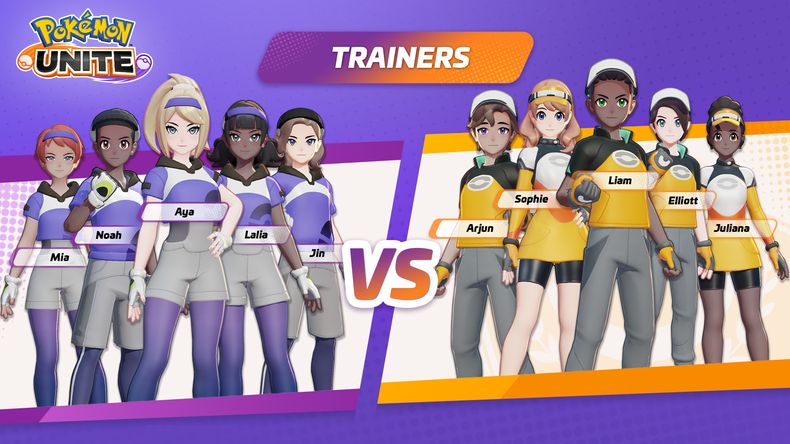 trainer đấu Pokemon Unite