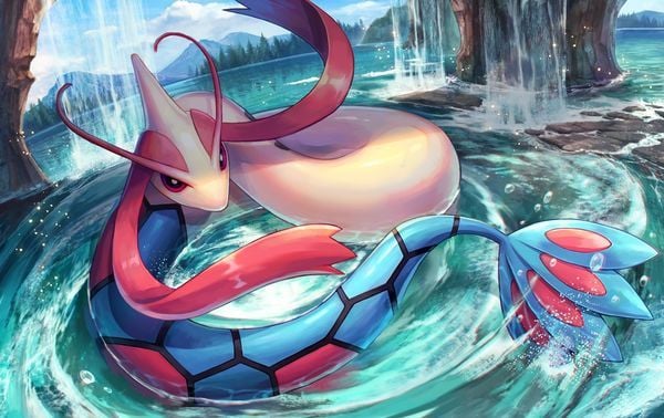 tranh pokemon Milotic