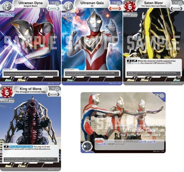 Ultraman Card Game Starter Deck Heroes of Hyper Space SD01 trò chơi đấu bài có nhiều thẻ in hình ảnh đẹp mắt vừa chơi vừa sưu tầm