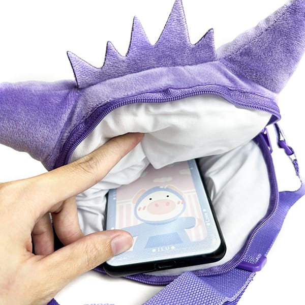 Túi trang trí cho bé hình Pokemon Gengar