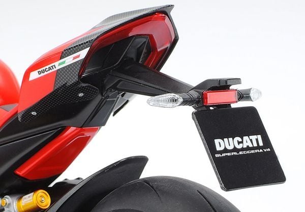tùy biến mô hình xe mô tô Ducati Superleggera V4 1/12 Tamiya 14140